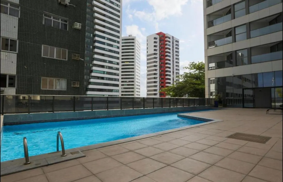 Flat Recife Av Boa Viagem- Beach Class Internacional Aparthotel